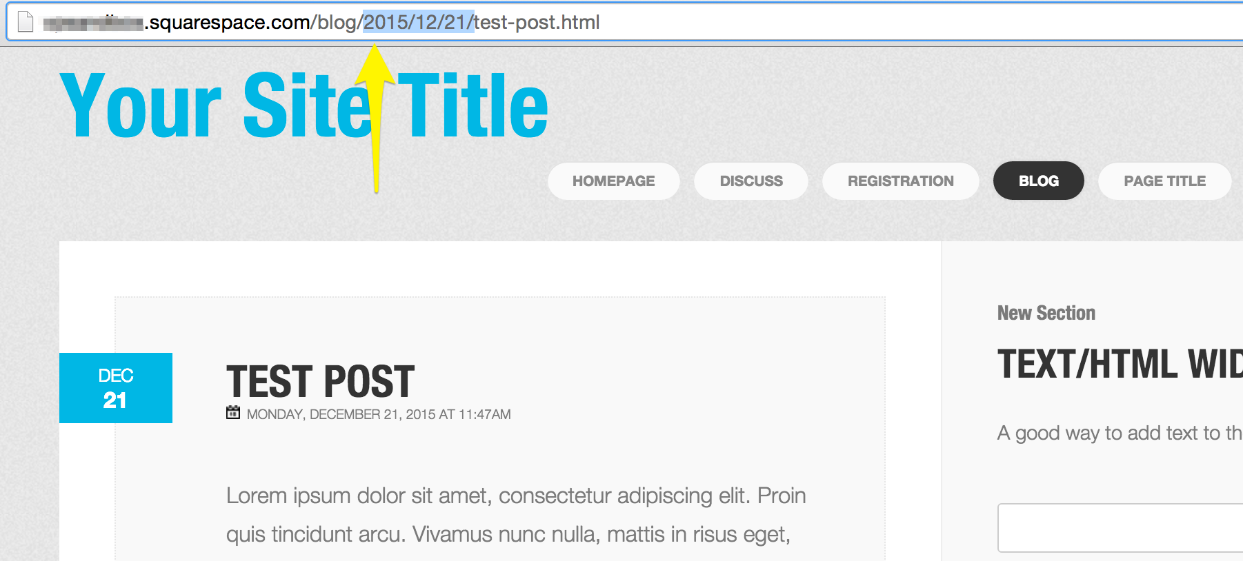 slug url